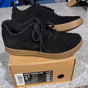 NOBULL Black and Brown Suede Trainer Low Athletic Shoes TRAINER